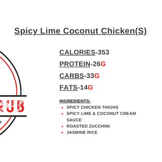 Spicy Lime Coconut Chicken(S)