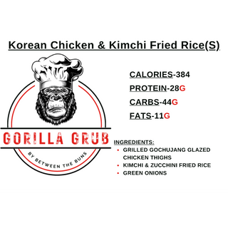 Korean Chicken & Kimchi Fried Rice(S)