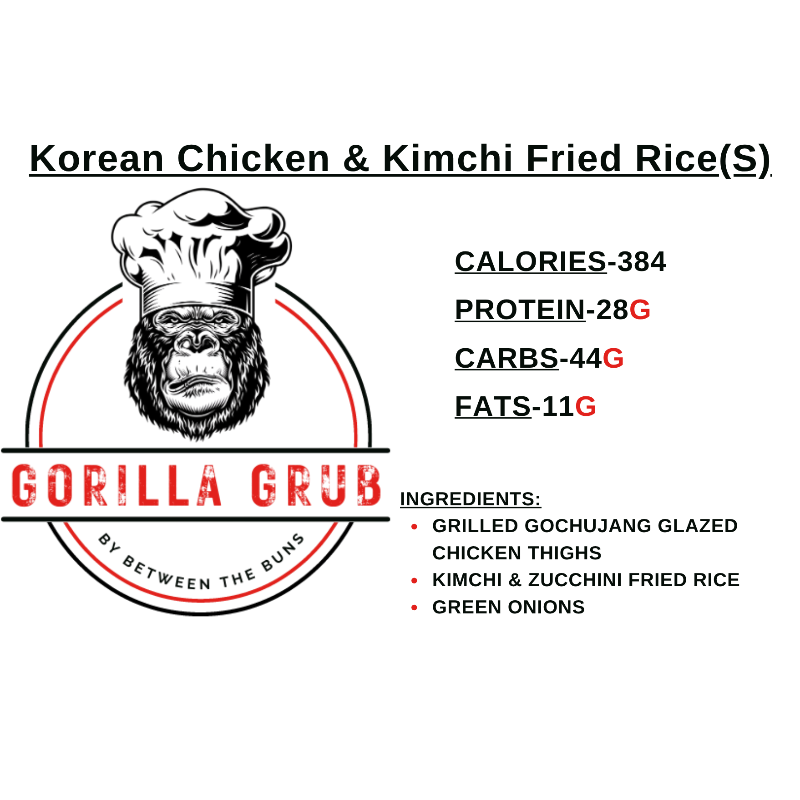 Korean Chicken & Kimchi Fried Rice(S)