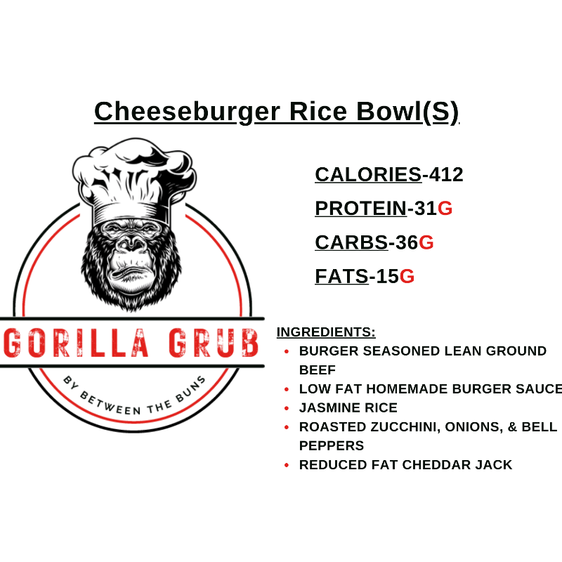 Cheeseburger Rice Bowl(S)