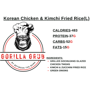 Korean Chicken & Kimchi Fried Rice(L)