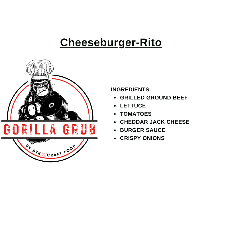 Cheeseburger-Rito