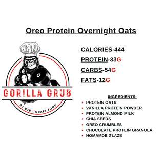 Oreo Protein Overnight Oats