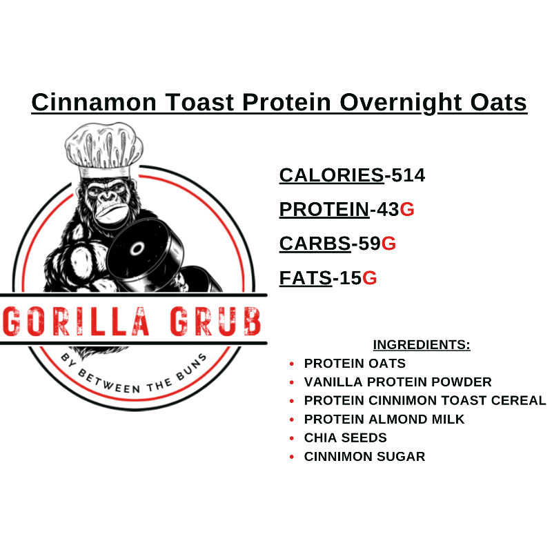 Cinnamon Toast Crunch Protein Overnight Oats