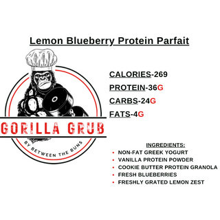 Lemon Blueberry Protein Parfait