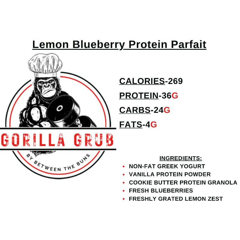 Lemon Blueberry Protein Parfait