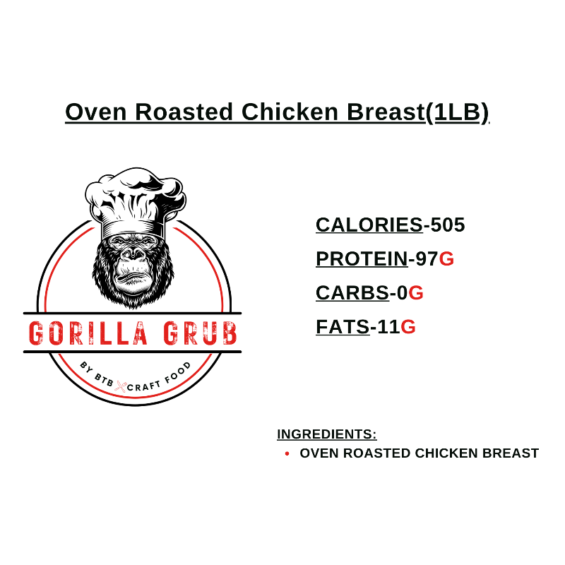 Oven Roasted Chicken Breast(1LB)