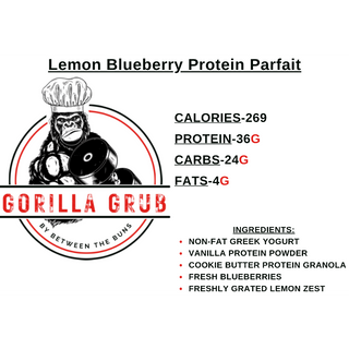 Lemon Blueberry Protein Parfait