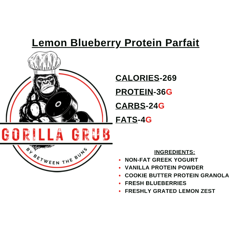 Lemon Blueberry Protein Parfait