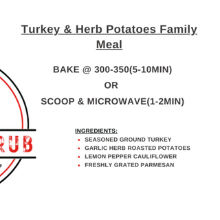 Turkey & Herb Potatoes Family Meal