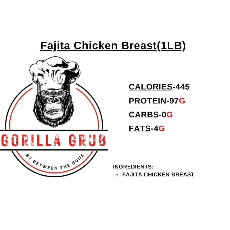 Fajita Grilled Chicken Breast(1LB)