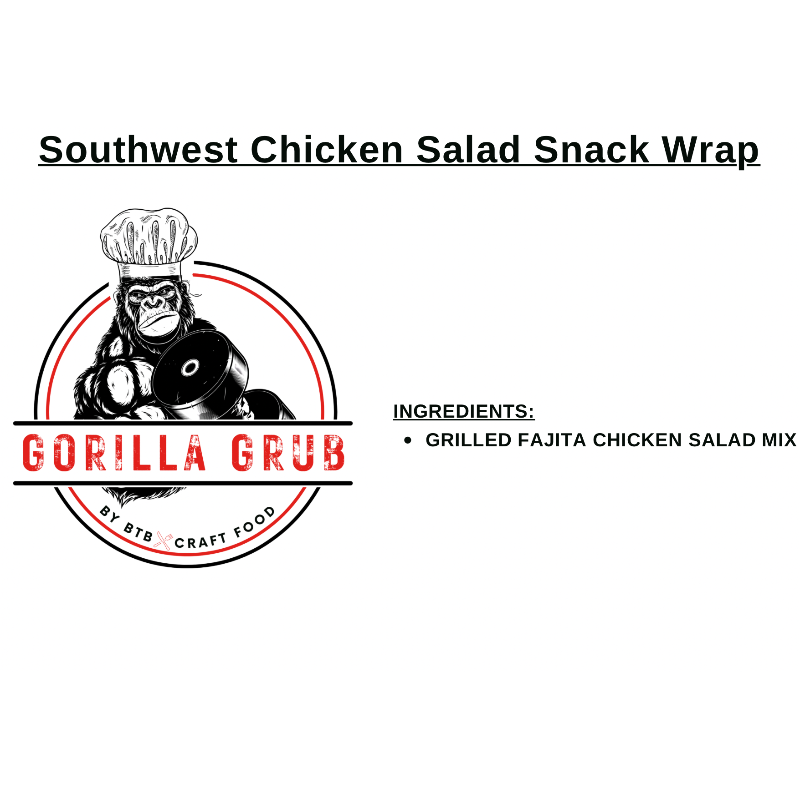 Southwest Chicken Salad Snack Wrap