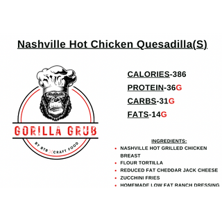 Nashville Hot Chicken Quesadilla(S)