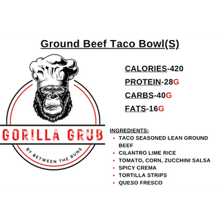 Ground Beef Taco Bowl(S)