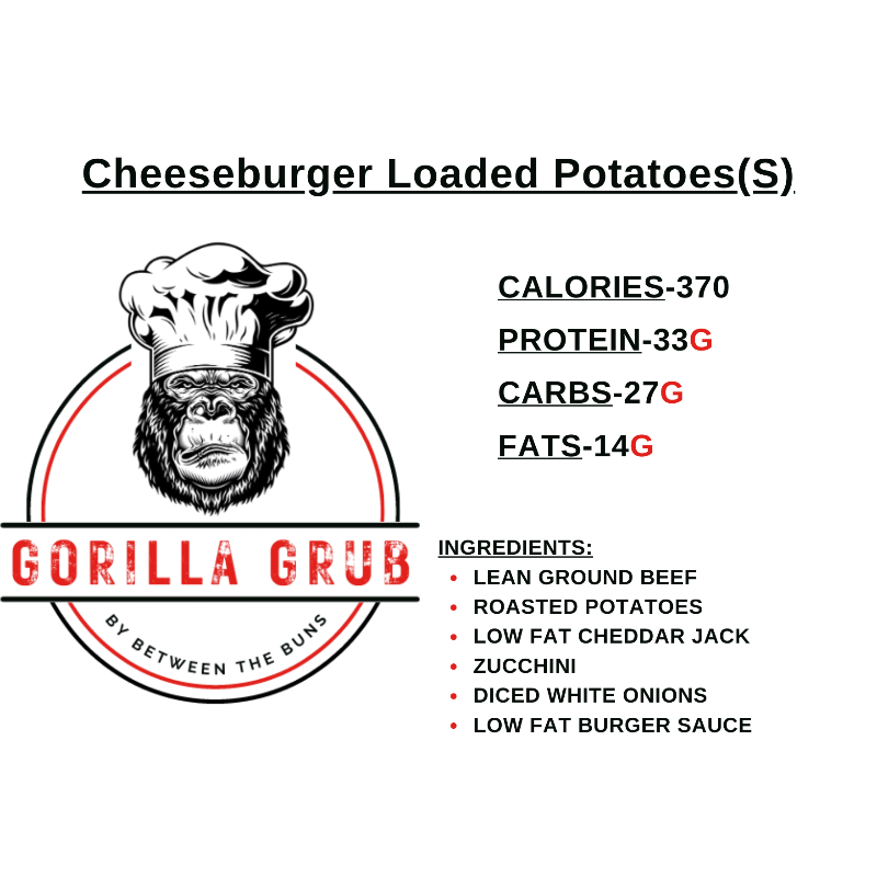 Cheeseburger Loaded Potatoes(S)