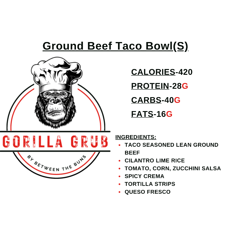 Ground Beef Taco Bowl(S)