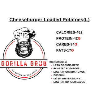 Cheeseburger Loaded Potatoes(L)
