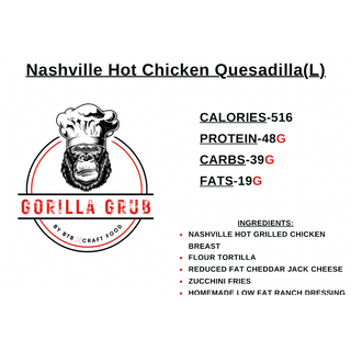 Nashville Hot Chicken Quesadilla(L)