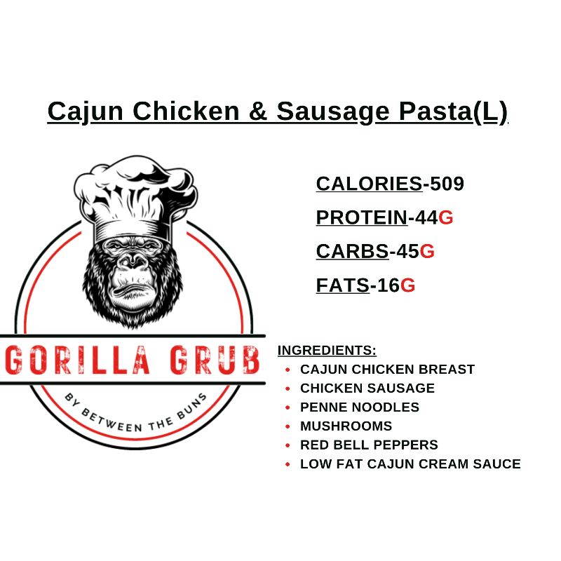 Cajun Chicken & Sausage Pasta(L)