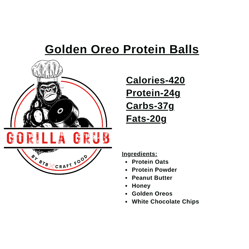 Golden Oreo Protein Balls(5pc)
