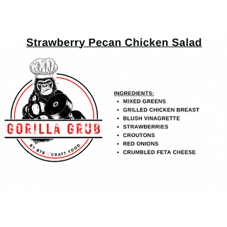 Strawberry Pecan Chicken Salad