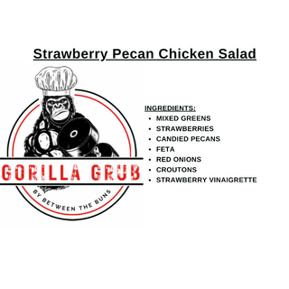 Strawberry Pecan Salad w/ Chicken