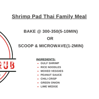 Shrimp Pad Thai Family Meal