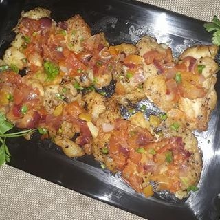 Fish Fillet with Tomato and Basil