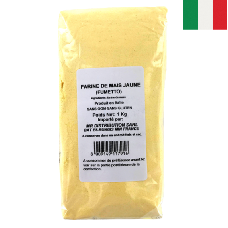 Farine de maïs jaune 1Kg