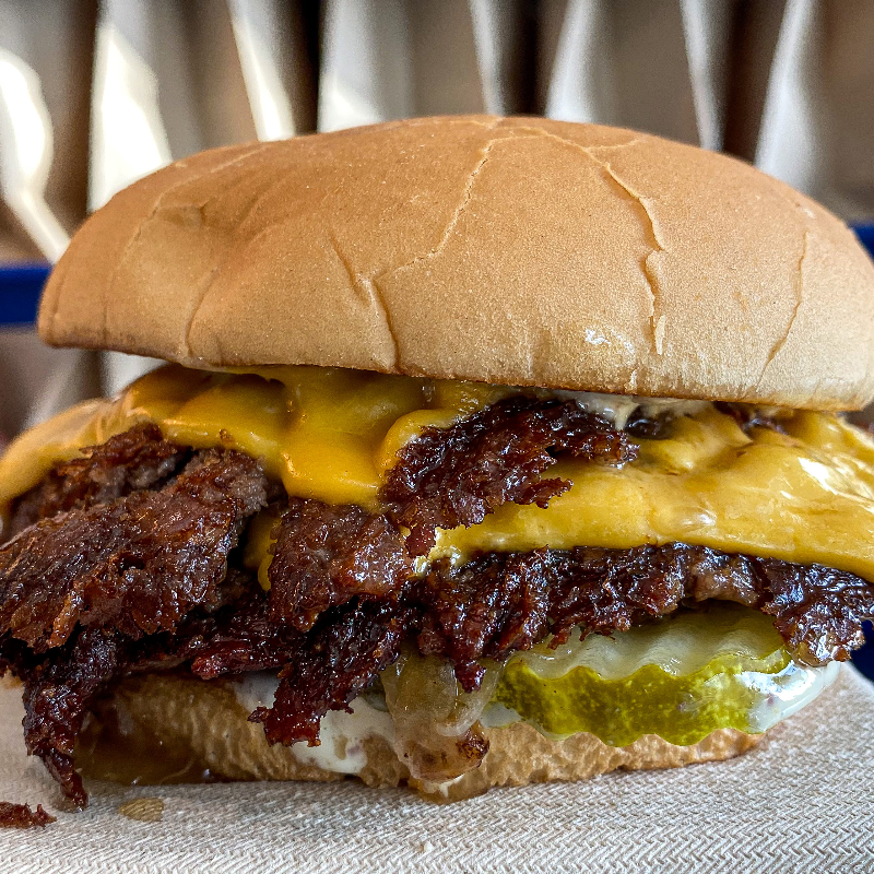 Smashed Beef Burger Main Image