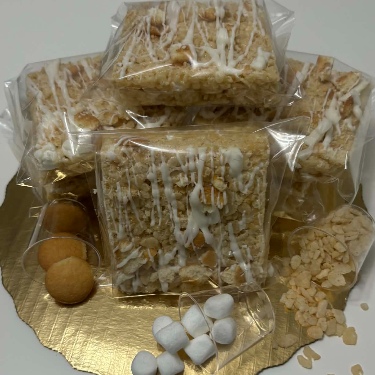 Banana Pudding Rice Krispies Treat