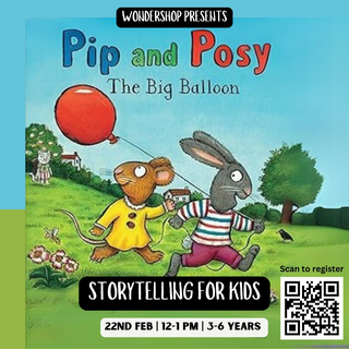 Storytelling Saturdays: Pip & Post 22nd Feb 12-1PM