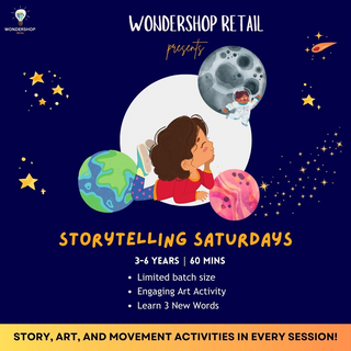 Storytelling Saturdays: Quarter Pack (3 sessions)