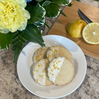 Lemon Shortbread Cookies