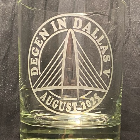 Degen Rocks Glass
