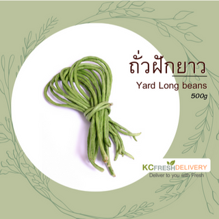 ถั่วฝักยาว Yard Long beans 500g