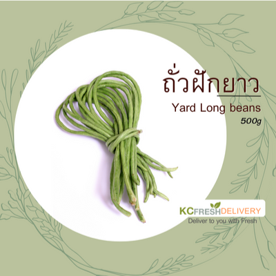 ถั่วฝักยาว Yard Long beans 500g