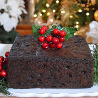 Caribbean Rum Chocolate Rich Fruit Cake (Rum & Brandy added)