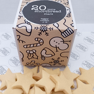 20 little shortbread stars