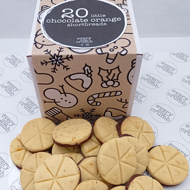 20 little chocolate orange shortbreads Main Image