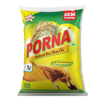 PORNA RICE BRAND OIL 1L