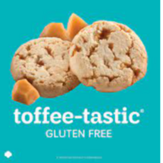 Toffee-Tastic (gluten free butter cookie with toffee) $5.50/box