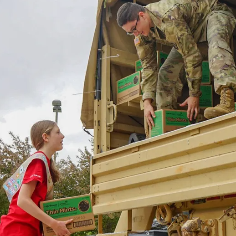 Donate to Soldiers at Ft. Campbell $4/box (cookie flavors pre-selected by troops) Main Image