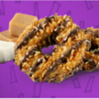 Samoas (chocolate and coconut) $4/box