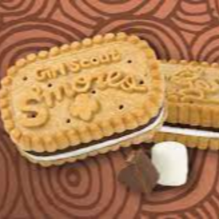 S'Mores (chocolate and graham cracker with marshmallow filling) $5.50/box