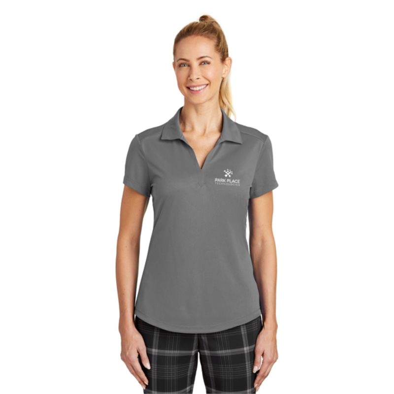 Nike Ladies Dri-FIT Legacy Polo, Dark Gray Main Image