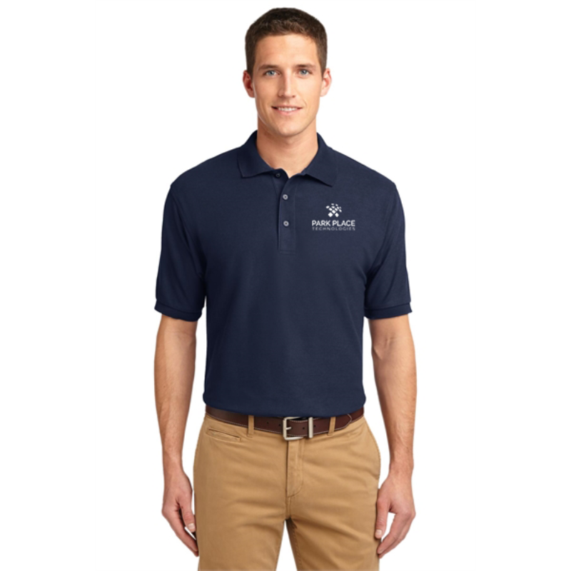 Port Authority Silk Touch Polo, Navy  |  K500 Main Image