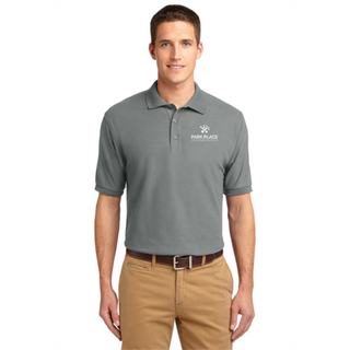 Port Authority Silk Touch Polo, Cool Gray  |  K500