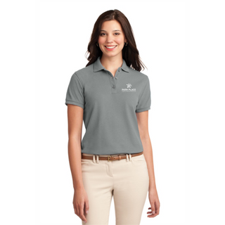 Port Authority Ladies Silk Touch Polo, Cool Gray  |  L500