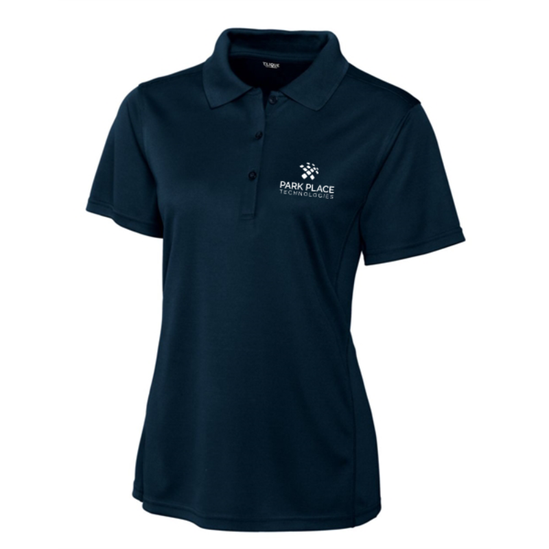 Clique Ice Pique Womens Tech Polo, Dark Navy Main Image